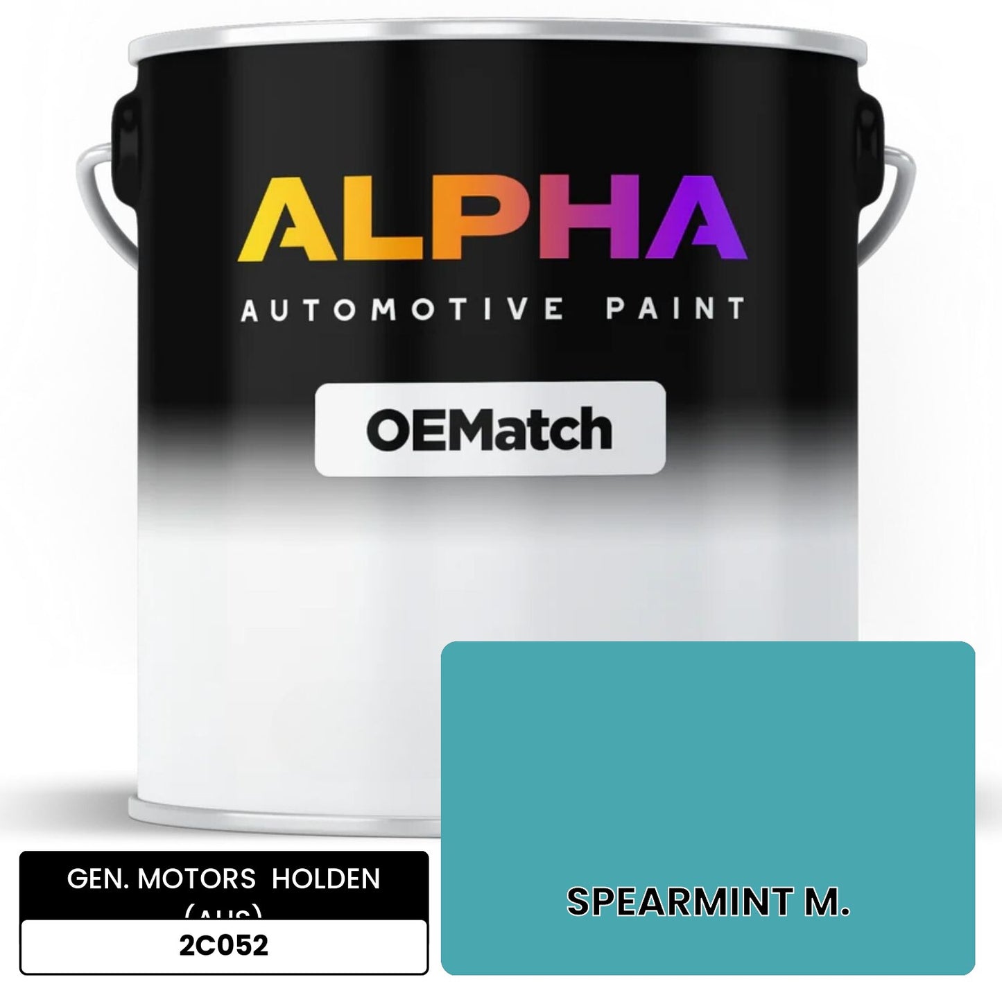 GEN. MOTORS  HOLDEN (AUS) SPEARMINT M. 2C052 OEMatch Basecoat