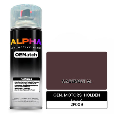 GEN. MOTORS  HOLDEN (AUS) CABERNET M. 2F009 | OEMatch Automotive Spraycan