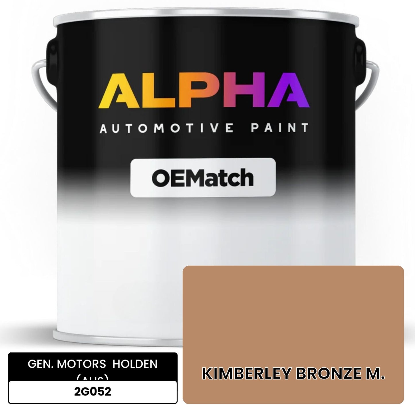 GEN. MOTORS  HOLDEN (AUS) KIMBERLEY BRONZE M. 2G052 OEMatch Basecoat