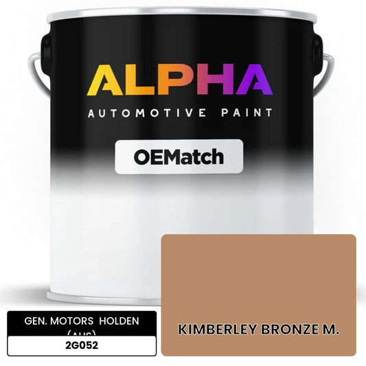 GEN. MOTORS  HOLDEN (AUS) KIMBERLEY BRONZE M. 2G052 OEMatch Basecoat