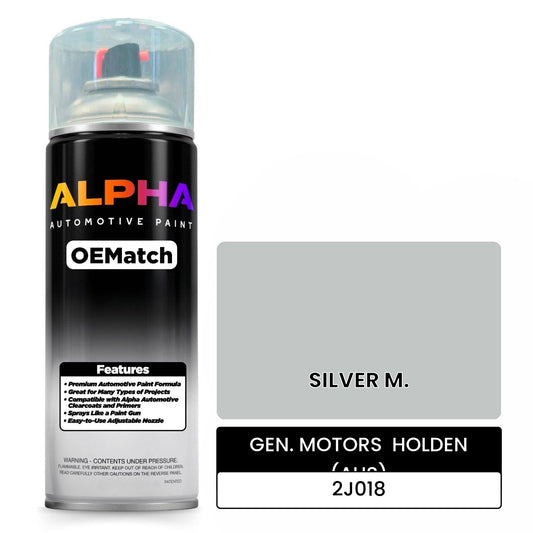 GEN. MOTORS  HOLDEN (AUS) SILVER M. 2J018 OEMatch Spraycan