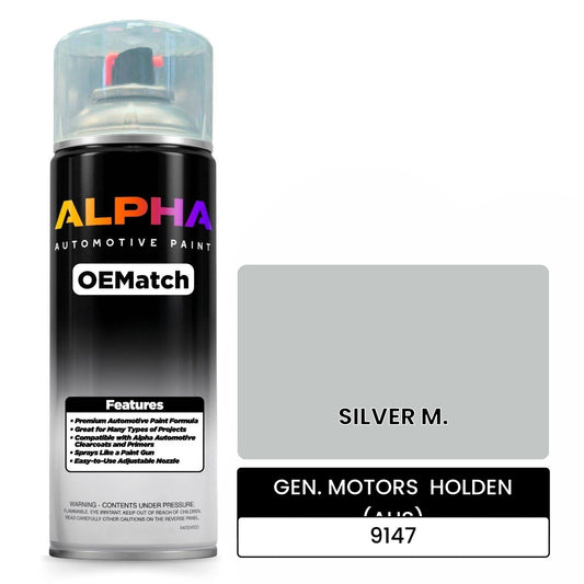 GEN. MOTORS  HOLDEN (AUS) SILVER M. 9147 OEMatch Spraycan