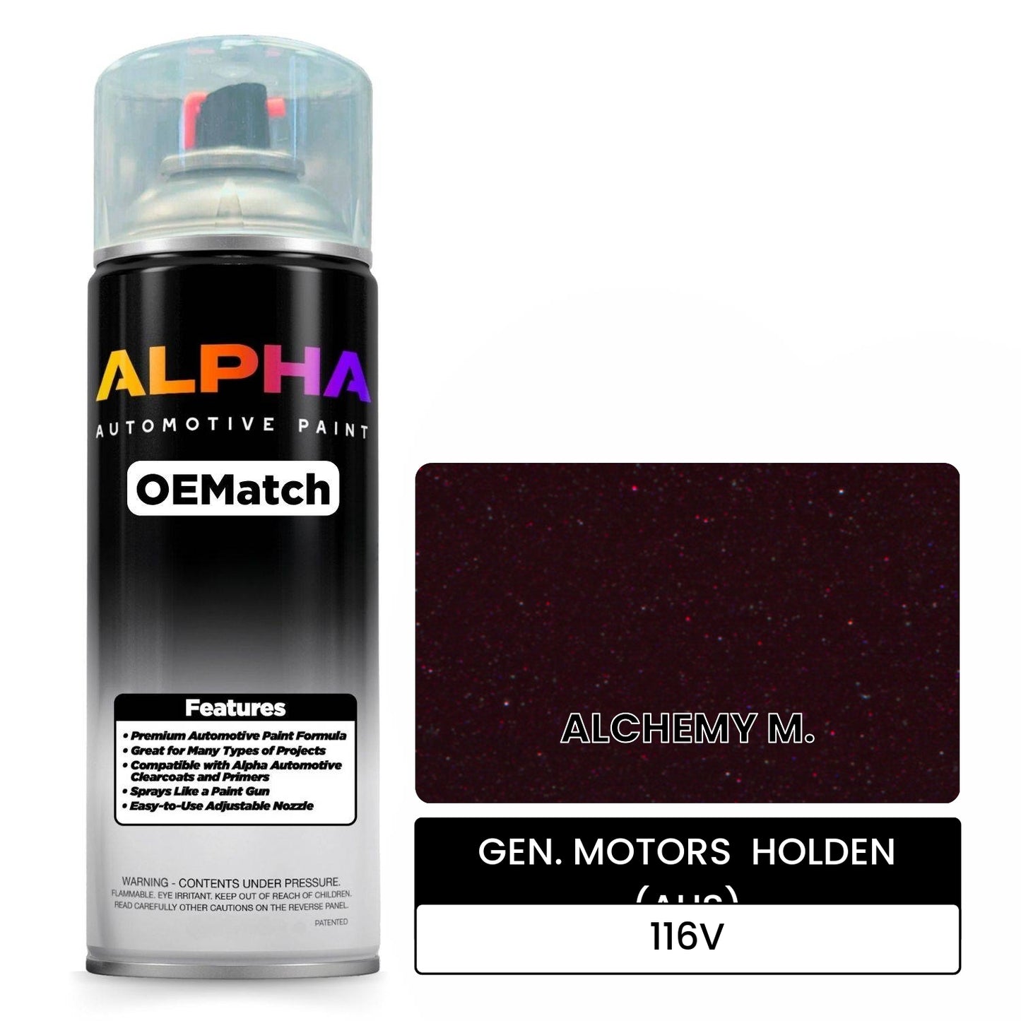 GEN. MOTORS  HOLDEN (AUS) ALCHEMY M. 116V OEMatch Spraycan