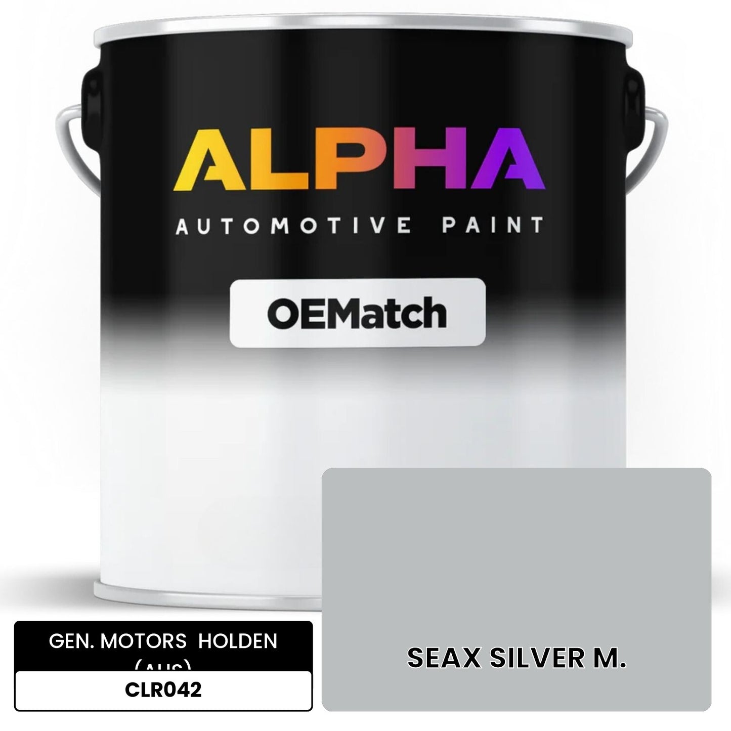 GEN. MOTORS  HOLDEN (AUS) SEAX SILVER M. CLR042 OEMatch Basecoat