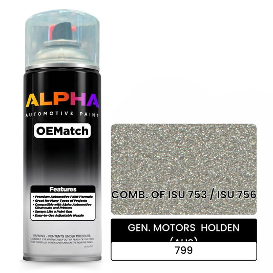 GEN. MOTORS  HOLDEN (AUS) COMB. OF ISU 753 / ISU 756 799 OEMatch Spraycan