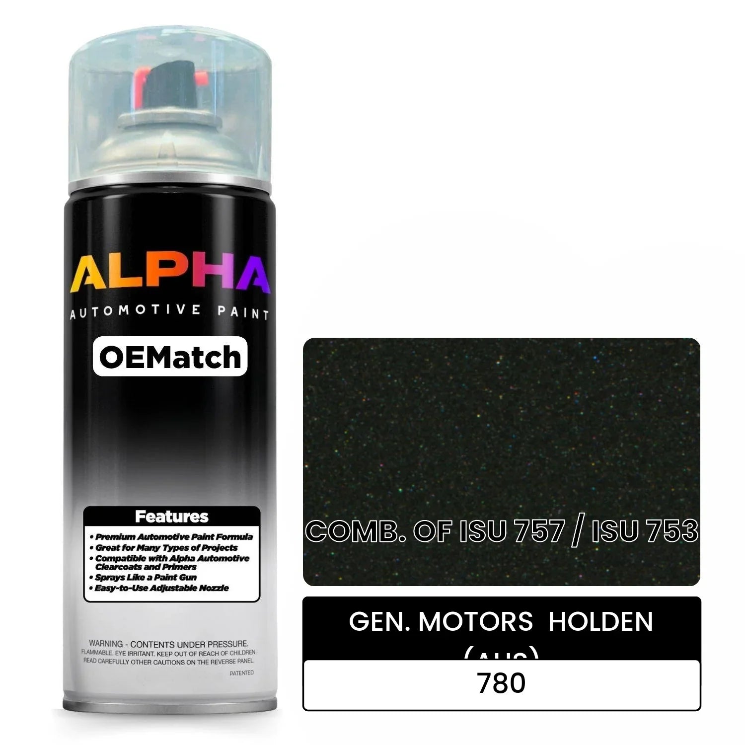 GEN. MOTORS  HOLDEN (AUS) COMB. OF ISU 757 / ISU 753 780 OEMatch Spraycan