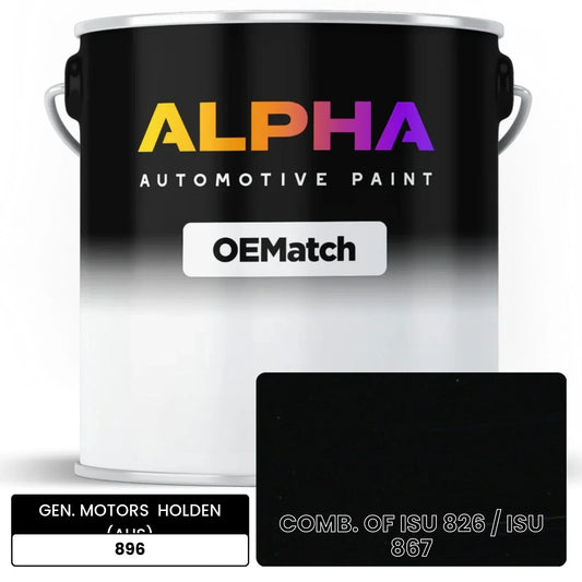 GEN. MOTORS  HOLDEN (AUS) COMB. OF ISU 826 / ISU 867 896 OEMatch Basecoat