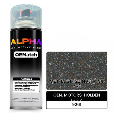 GEN. MOTORS  HOLDEN (AUS) COMB. OF ISU N031 / ISU 753 9261 | OEMatch Automotive Spraycan