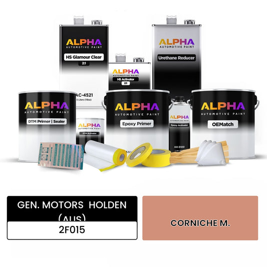 GEN. MOTORS  HOLDEN (AUS) CORNICHE M. 2F015 OEMatch Vehicle Paint Kit