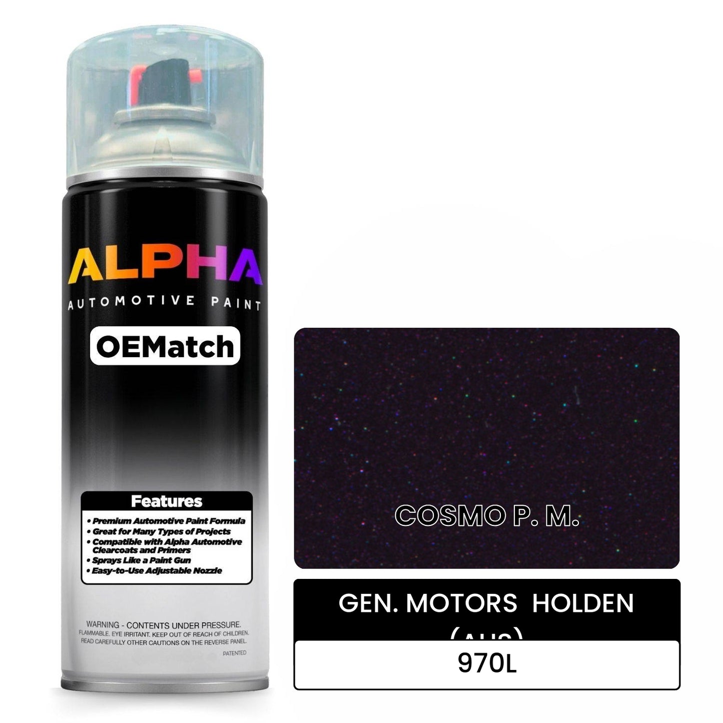 GEN. MOTORS  HOLDEN (AUS) COSMO P. M. 970L OEMatch Spraycan