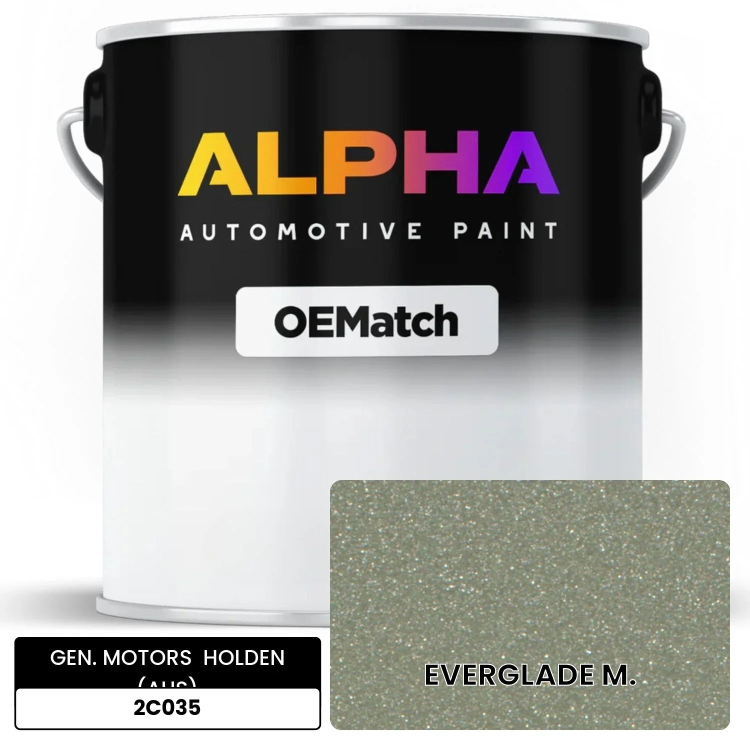 GEN. MOTORS  HOLDEN (AUS) EVERGLADE M. 2C035 OEMatch Basecoat
