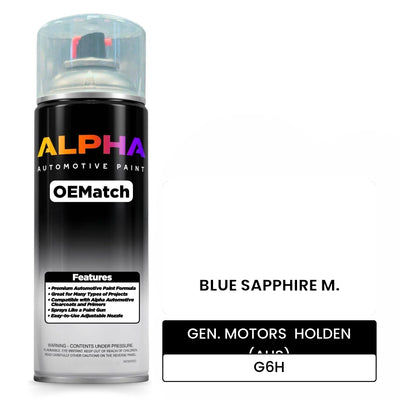 GEN. MOTORS  HOLDEN (AUS) BLUE SAPPHIRE M. G6H | OEMatch Automotive Spraycan