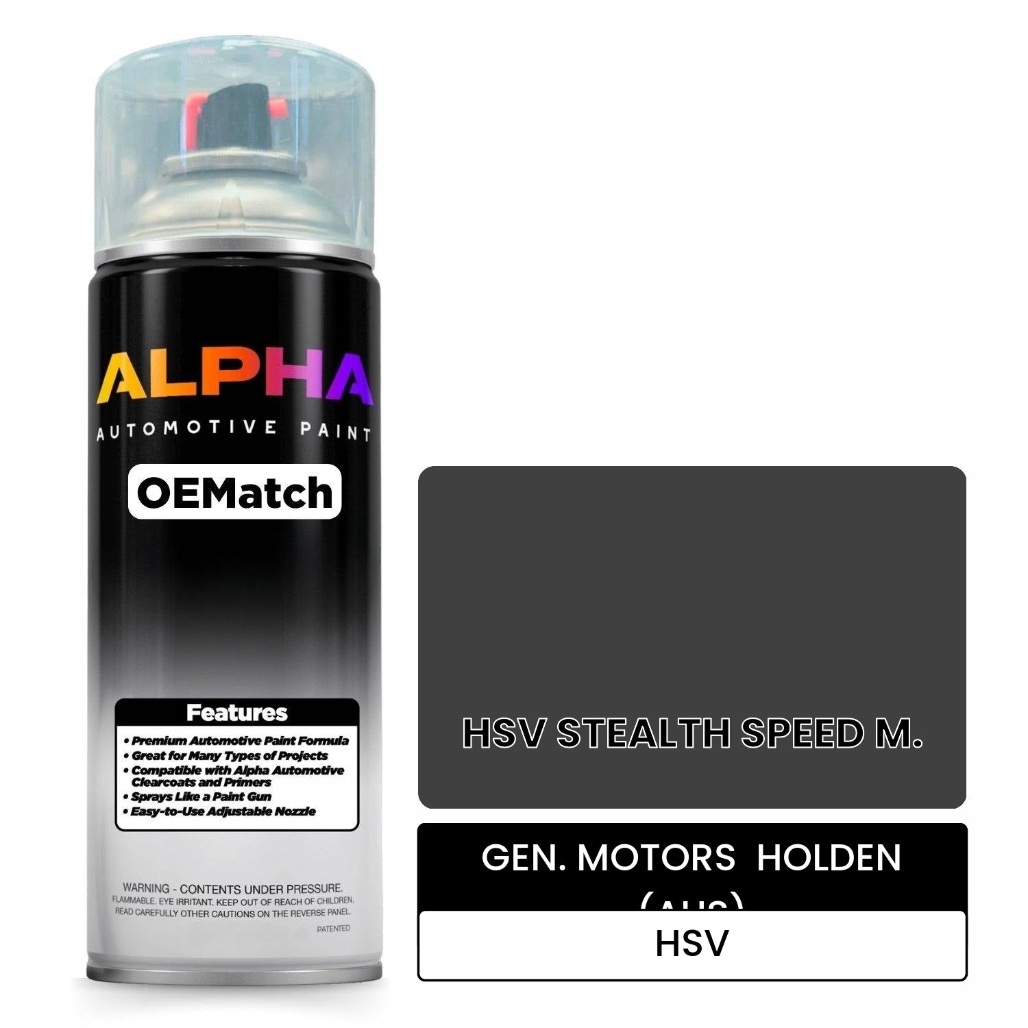 GEN. MOTORS  HOLDEN (AUS) HSV STEALTH SPEED M. HSV OEMatch Spraycan