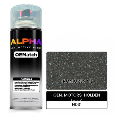GEN. MOTORS  HOLDEN (AUS) IRON GREY M. N031 | OEMatch Automotive Spraycan