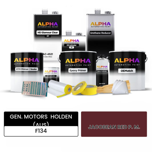 GEN. MOTORS  HOLDEN (AUS) JACOBEAN RED P. M. F134 OEMatch Vehicle Paint Kit