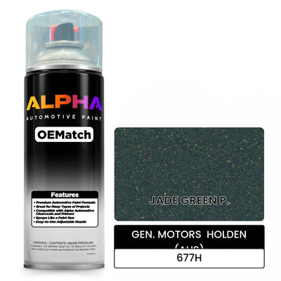 GEN. MOTORS  HOLDEN (AUS) JADE GREEN P. 677H | OEMatch Automotive Spraycan