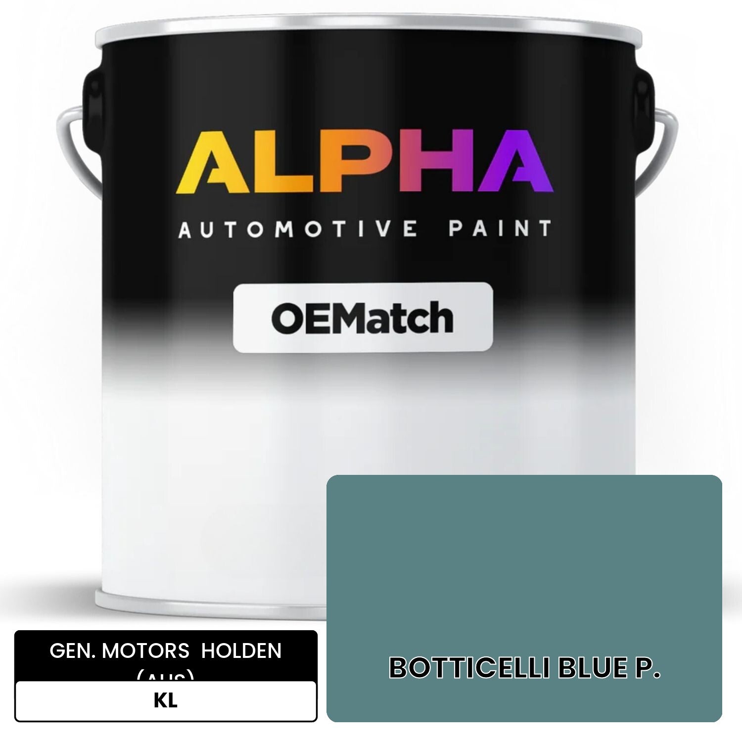 GEN. MOTORS  HOLDEN (AUS) BOTTICELLI BLUE P. KL OEMatch Basecoat