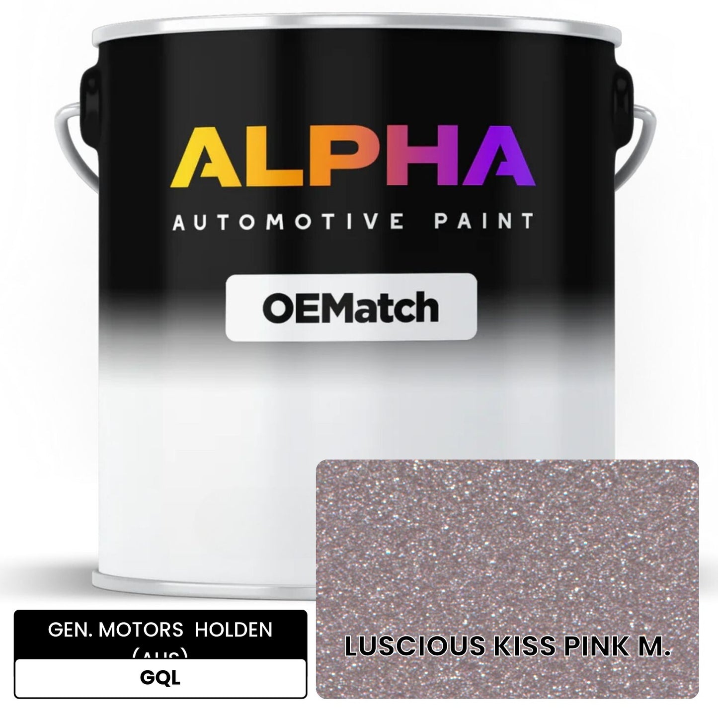 GEN. MOTORS  HOLDEN (AUS) LUSCIOUS KISS PINK M. GQL OEMatch Basecoat