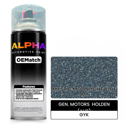GEN. MOTORS  HOLDEN (AUS) MYSTIC MOONLIGHT BLUE M. GYK | OEMatch Automotive Spraycan