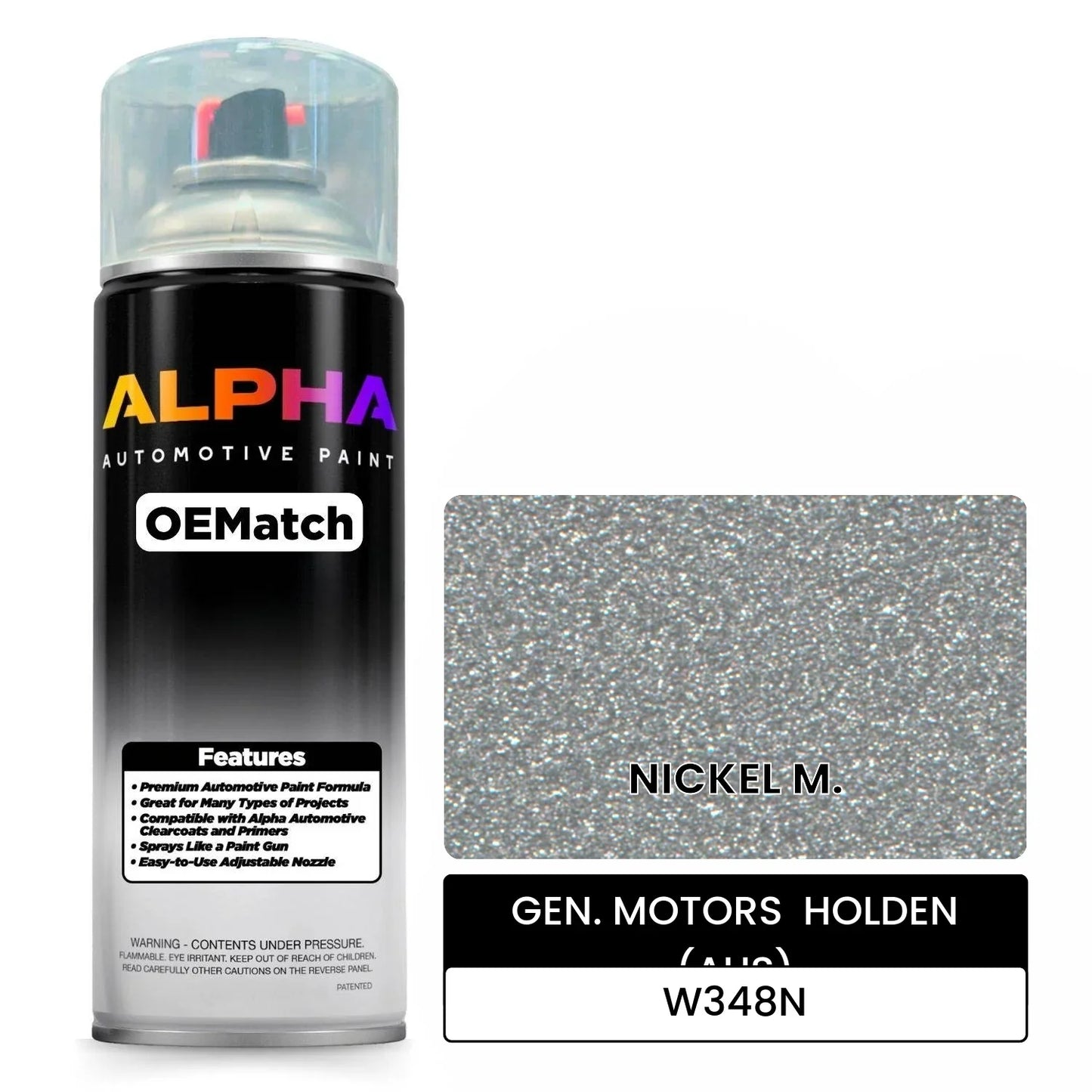 GEN. MOTORS  HOLDEN (AUS) NICKEL M. W348N OEMatch Spraycan