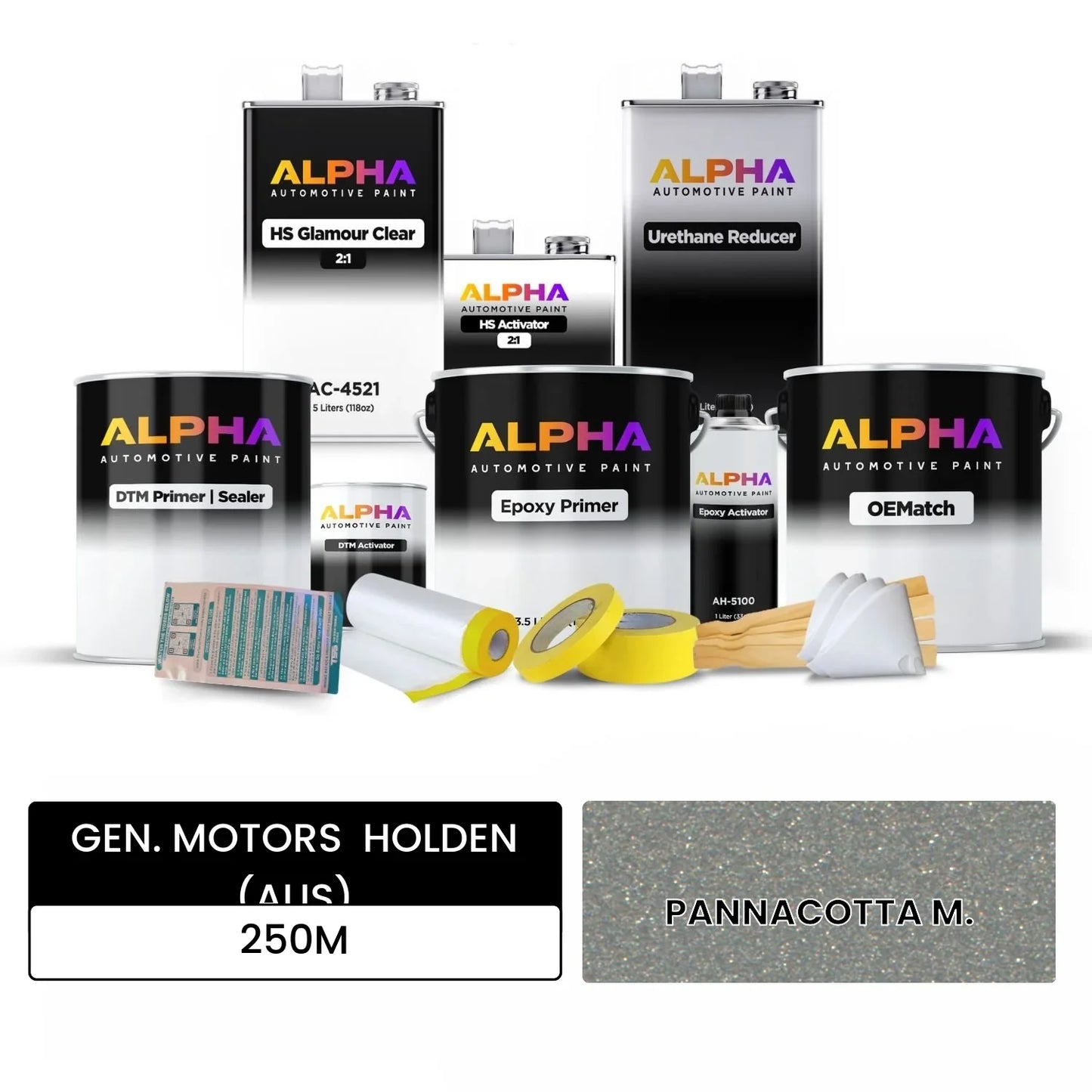 GEN. MOTORS  HOLDEN (AUS) PANNACOTTA M. 250M OEMatch Vehicle Paint Kit