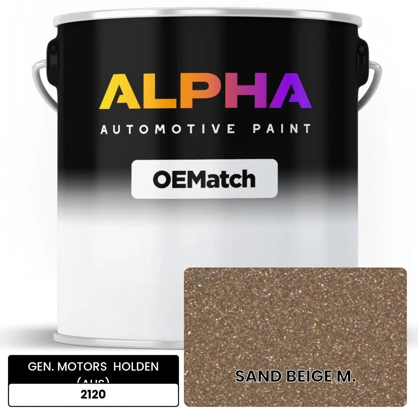 GEN. MOTORS  HOLDEN (AUS) SAND BEIGE M. 2120 OEMatch Basecoat