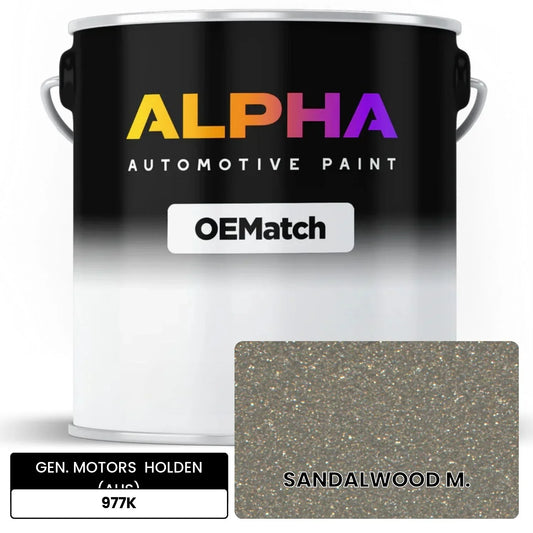 GEN. MOTORS  HOLDEN (AUS) SANDALWOOD M. 977K OEMatch Basecoat