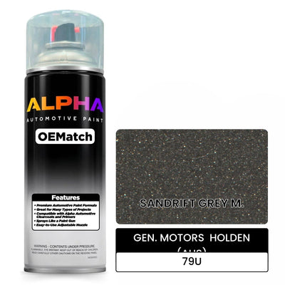 GEN. MOTORS  HOLDEN (AUS) SANDRIFT GREY M. 79U | OEMatch Automotive Spraycan