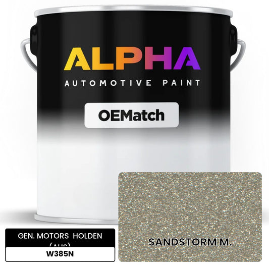 GEN. MOTORS  HOLDEN (AUS) SANDSTORM M. W385N OEMatch Basecoat