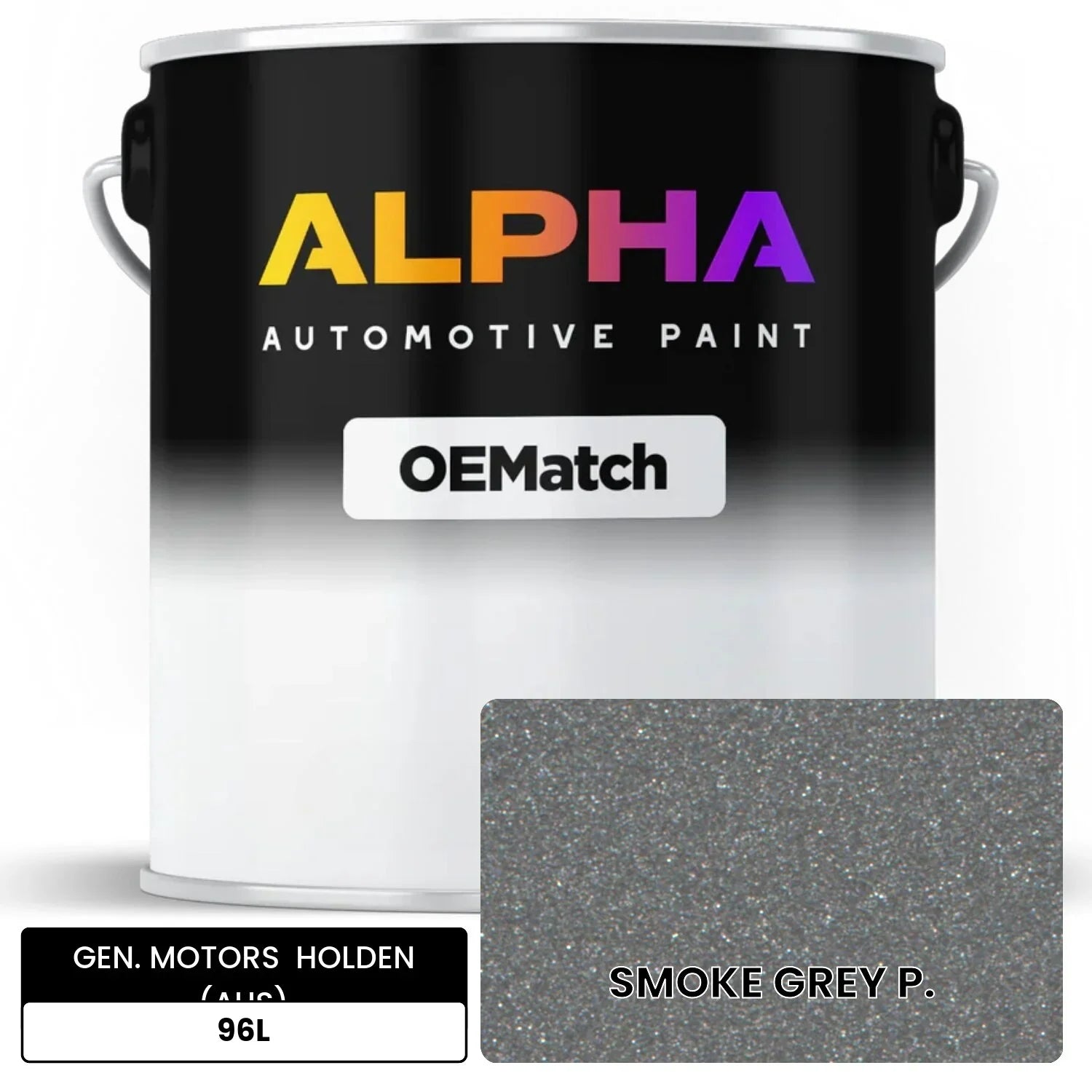 GEN. MOTORS  HOLDEN (AUS) SMOKE GREY P. 96L OEMatch Basecoat