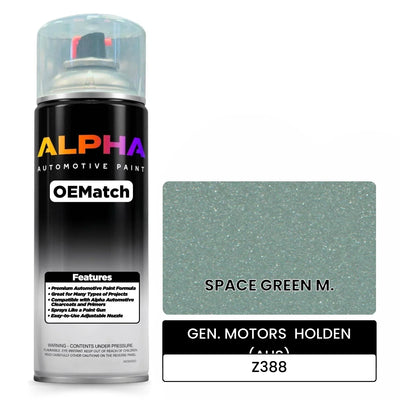 GEN. MOTORS  HOLDEN (AUS) SPACE GREEN M. Z388 | OEMatch Automotive Spraycan
