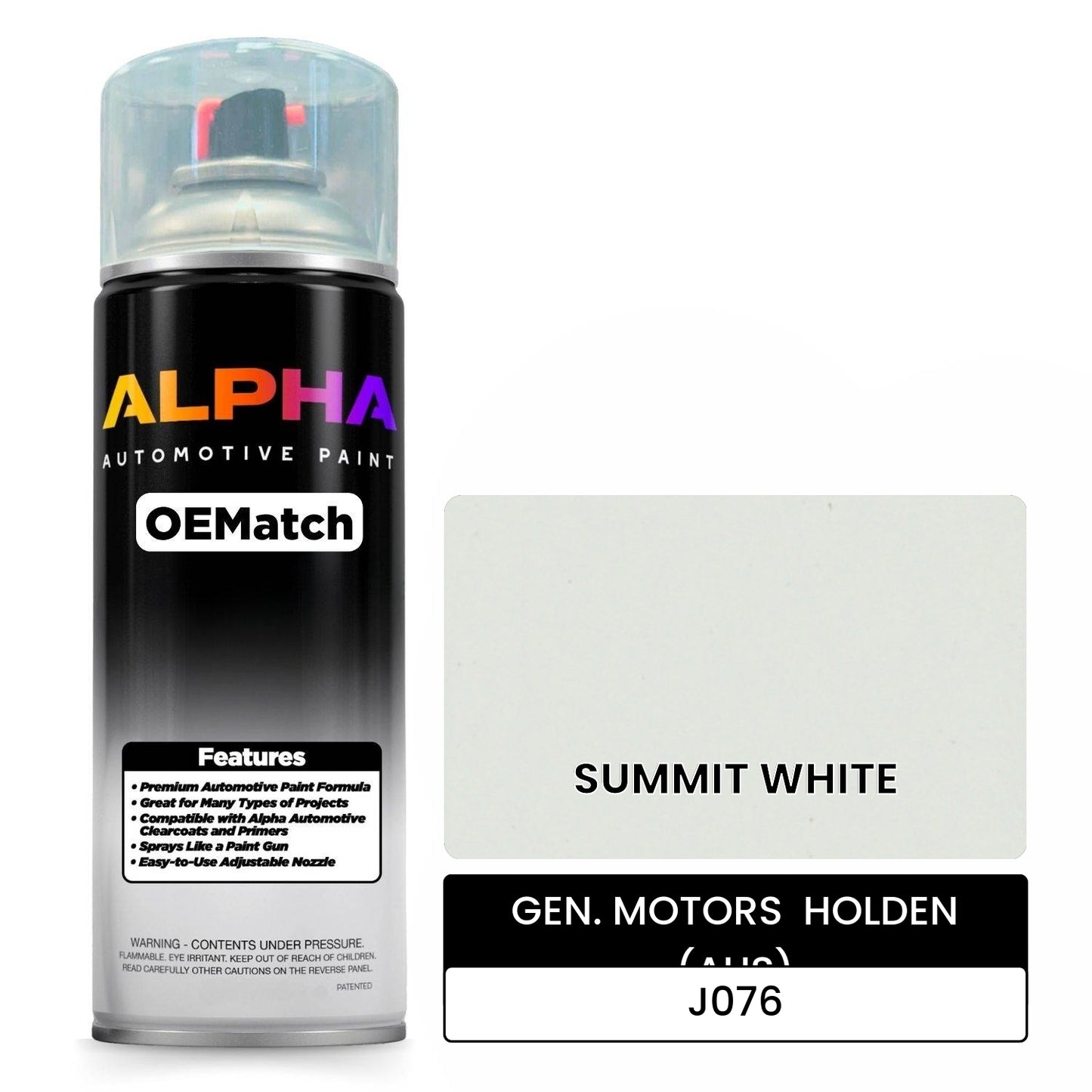 GEN. MOTORS  HOLDEN (AUS)  J076 OEMatch Spraycan