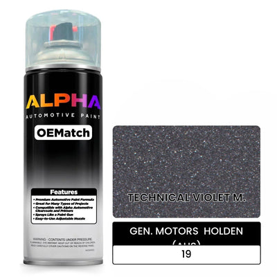 GEN. MOTORS  HOLDEN (AUS) TECHNICAL VIOLET M. 19 | OEMatch Automotive Spraycan