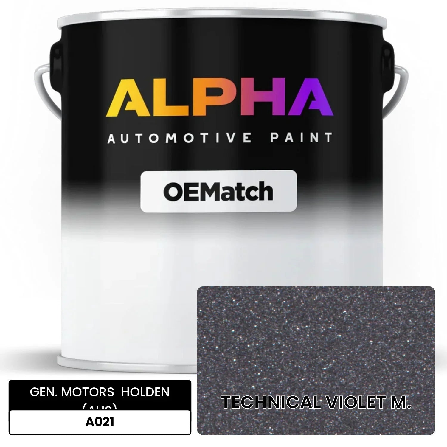 GEN. MOTORS  HOLDEN (AUS) TECHNICAL VIOLET M. A021 OEMatch Basecoat