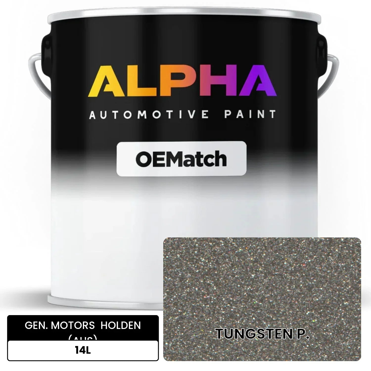 GEN. MOTORS  HOLDEN (AUS) TUNGSTEN P. 14L OEMatch Basecoat