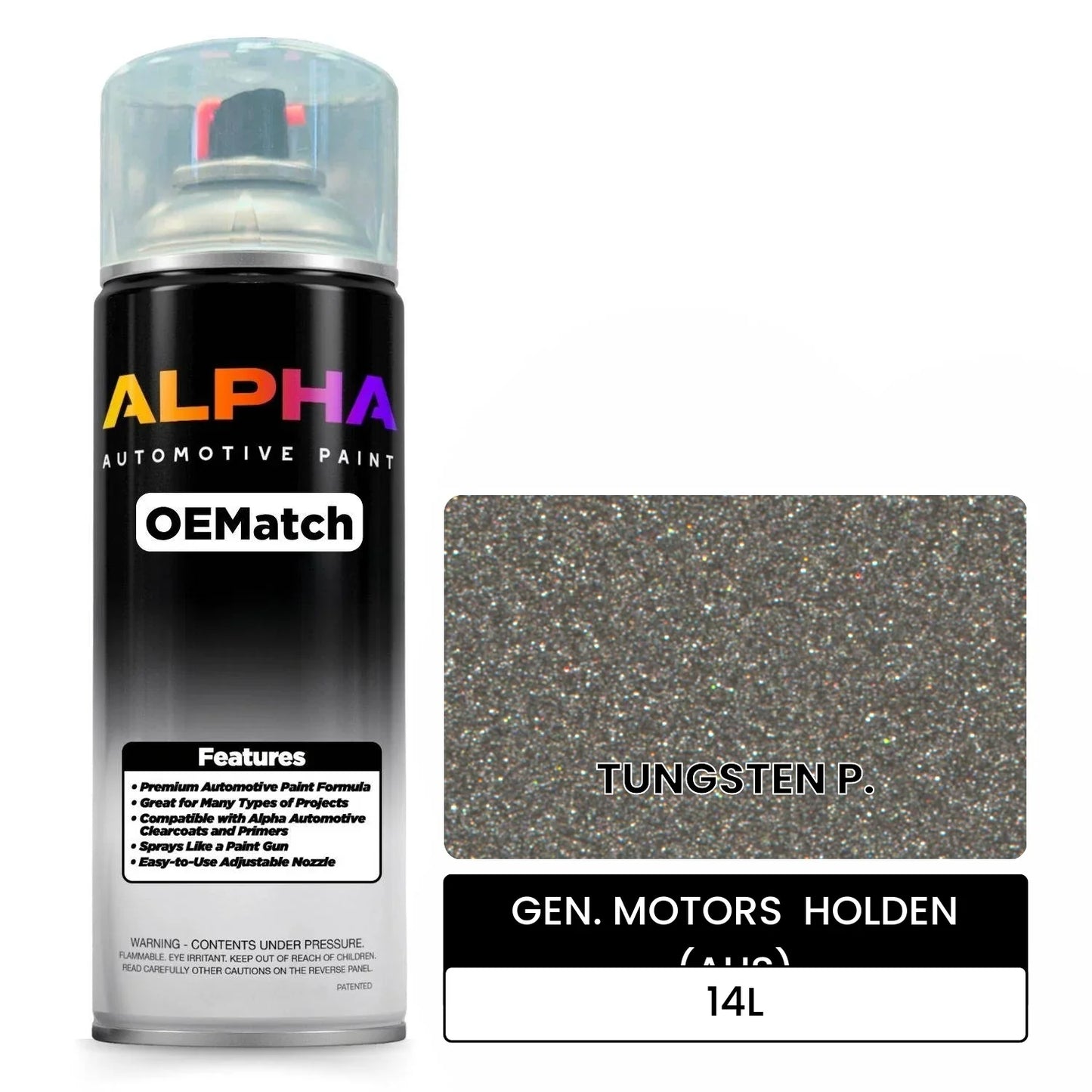 GEN. MOTORS  HOLDEN (AUS) TUNGSTEN P. 14L OEMatch Spraycan