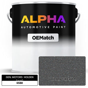 GEN. MOTORS  HOLDEN (AUS) URBAN GREY M. 658R | OEMatch Automotive Basecoat
