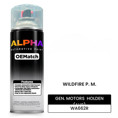 GEN. MOTORS  HOLDEN (AUS) WILDFIRE P. M. WA662R | OEMatch Automotive Spraycan