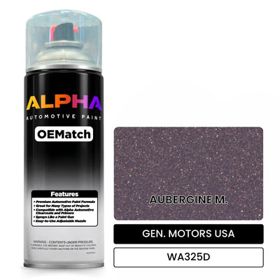 GEN. MOTORS USA AUBERGINE M. WA325D | OEMatch Automotive Spraycan