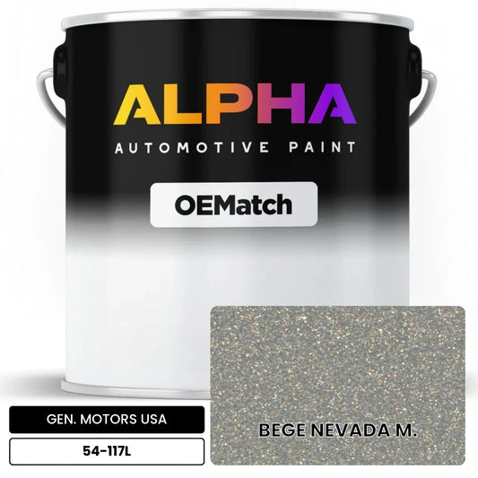 GEN. MOTORS USA BEGE NEVADA M. 54-117L OEMatch Basecoat