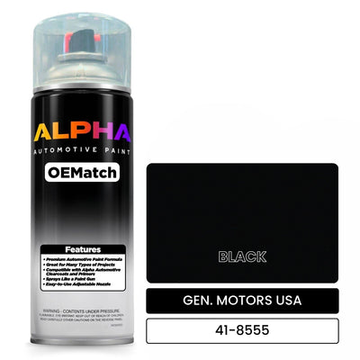 GEN. MOTORS USA BLACK 41-8555 | OEMatch Automotive Spraycan