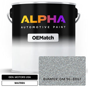 GEN. MOTORS USA BUMPER: GM 96-8867 WA706S | OEMatch Automotive Basecoat