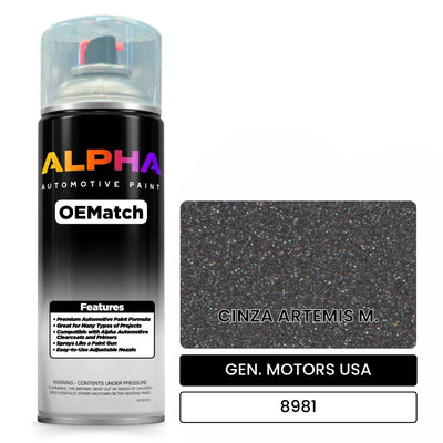 GEN. MOTORS USA CINZA ARTEMIS M. 8981 | OEMatch Automotive Spraycan
