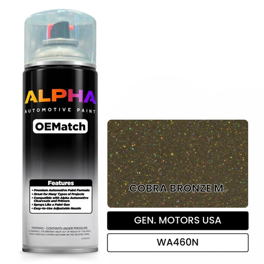 GEN. MOTORS USA COBRA BRONZE M. WA460N OEMatch Spraycan