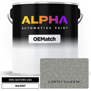 GEN. MOTORS USA CORTEZ SILVER M. WA3927 | OEMatch Automotive Basecoat