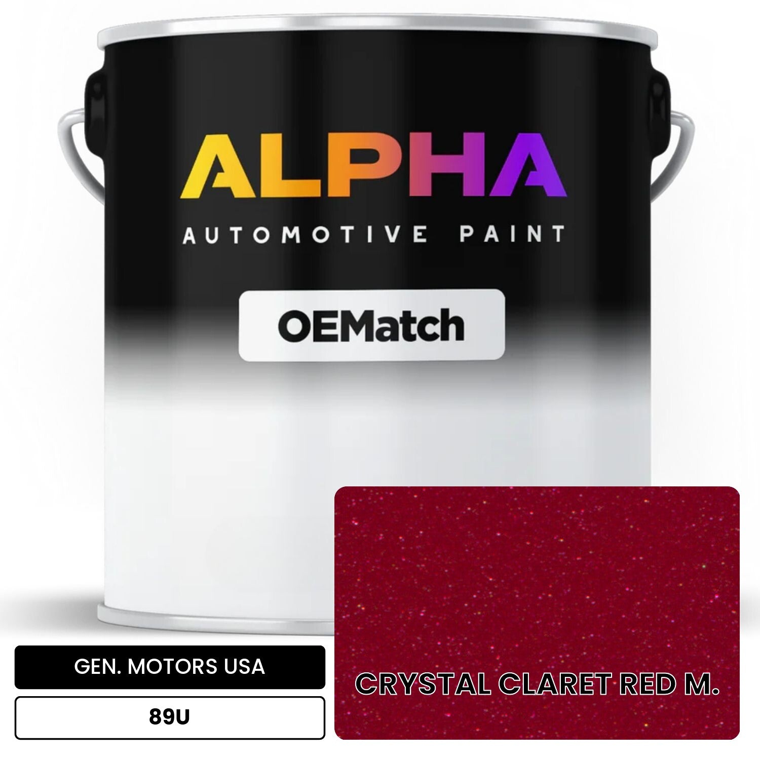 GEN. MOTORS USA  89U OEMatch Basecoat