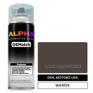 GEN. MOTORS USA DARK ATMOSPHERE WA303X | OEMatch Automotive Spraycan