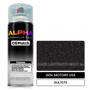 GEN. MOTORS USA DARK LABYRINTH GRAY M. WA707S | OEMatch Automotive Spraycan