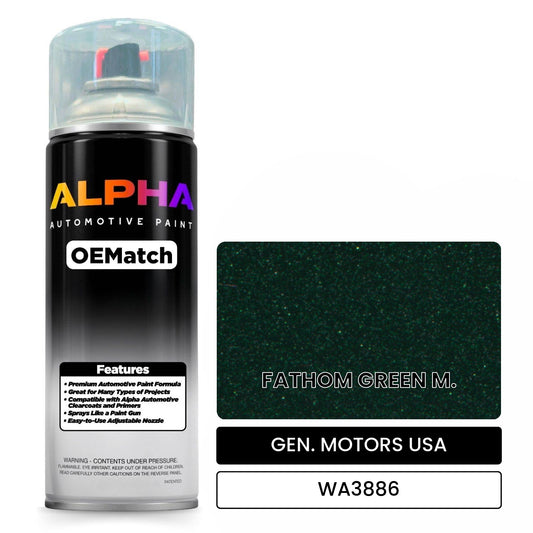 GEN. MOTORS USA  WA3886 OEMatch Spraycan