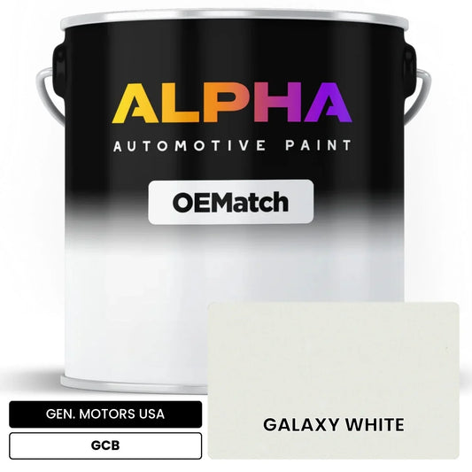 GEN. MOTORS USA GALAXY WHITE GCB OEMatch Basecoat